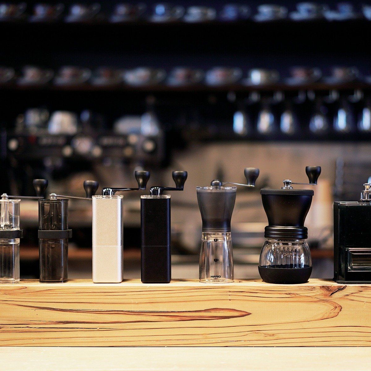 Hario Coffee Mill Smart G - Transparent Black