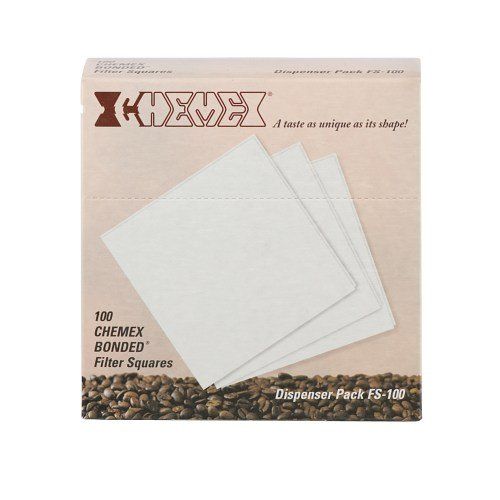 Chemex Square Paper Filters 6 - 10 cups 100 pcs