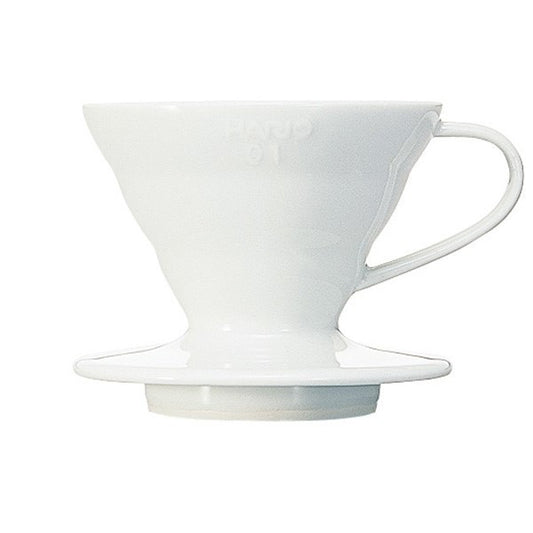 Hario Ceramic Coffee Dripper V60-01 White