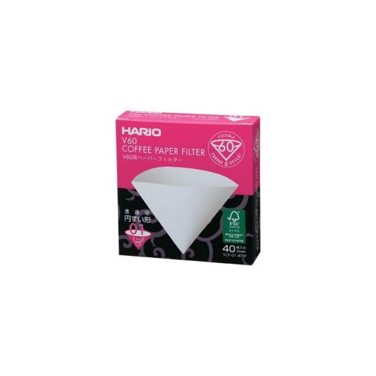 Hario Paper Filters V60-01 Dripper 40 pcs