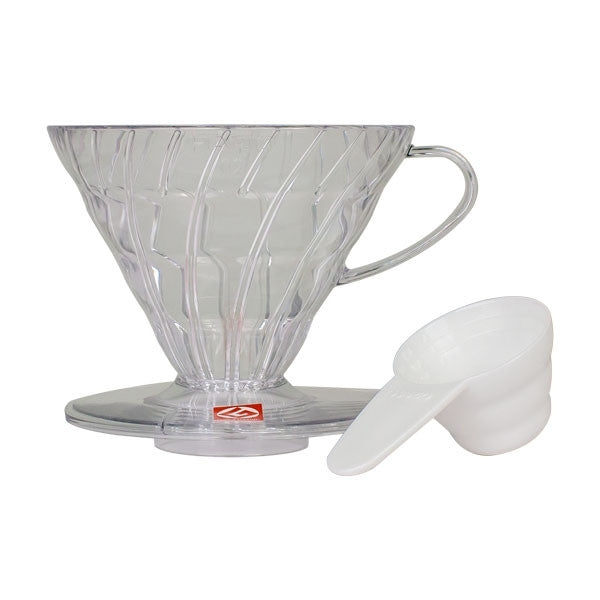 Hario V60-02 Plastic Coffee Dripper Transparent