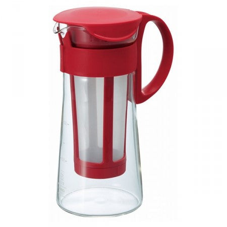 Hario Mizudashi Coffee Pot - cold brew maker 600ml - Red